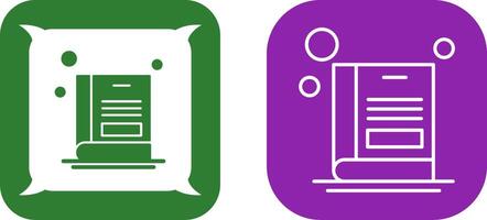 Book Icon Design vector