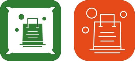 Shopping Bag Icon Design vector