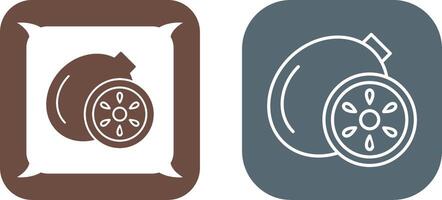Kiwi Icon Design vector
