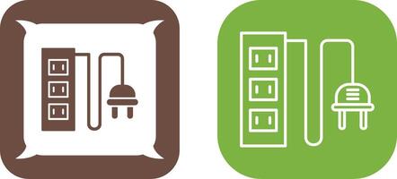 Power Socket Icon Design vector