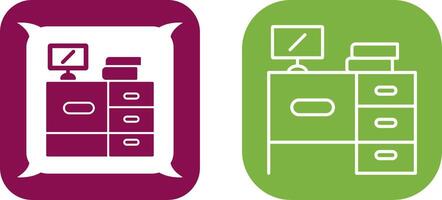 Desk Icon Design vector