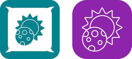 Eclipse Icon Design vector