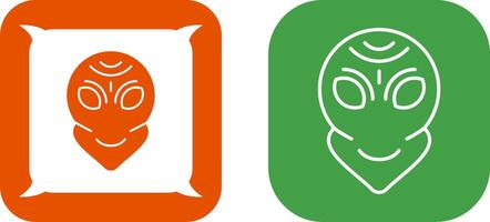 Alien Icon Design vector