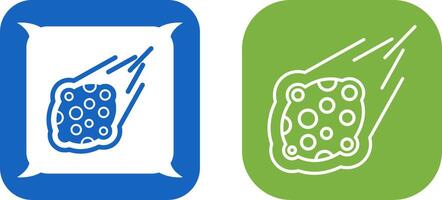 diseño de icono de meteorito vector