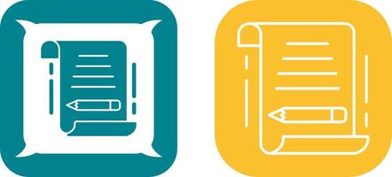 Write Icon Design vector