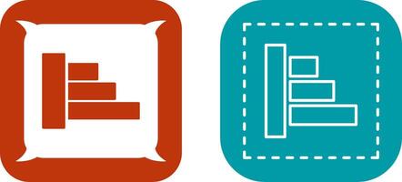 Object Alignment Icon Design vector