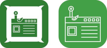 Phishing Icon Design vector
