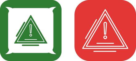 Warning Icon Design vector