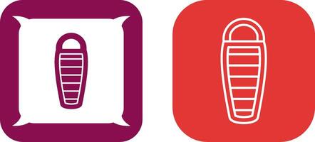 Sleeping Bag Icon Design vector