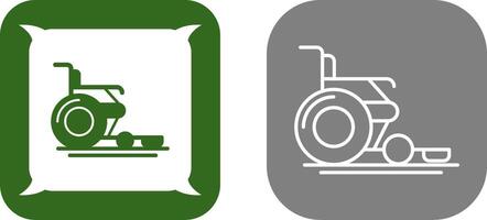 Wheel Chair Icon Design vector