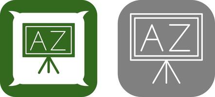 From A To Z Icon Design vector