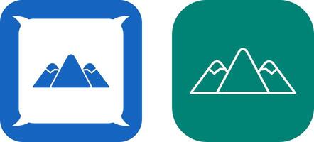 Mountain Icon Design vector