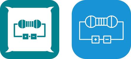 Resistor Icon Design vector