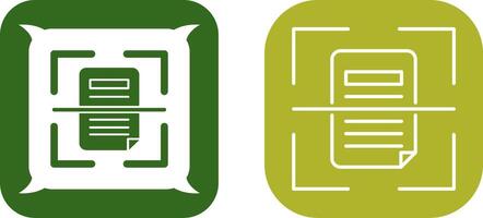 Scan Icon Design vector