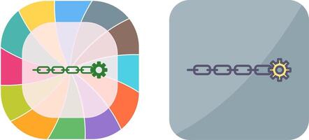 Unique Link Sales Icon Design vector