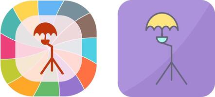 Unique Umbrella Stand Icon Design vector