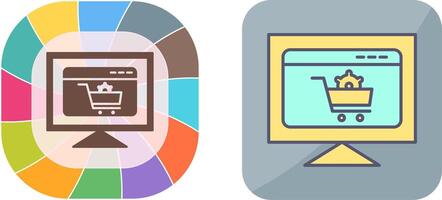 Ecommerce Settings Icon Design vector