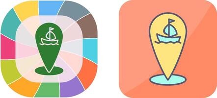 Shipping Location Icon Design vector