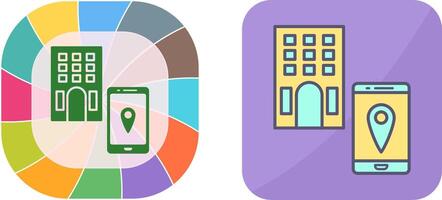 Find Hotel Icon Design vector