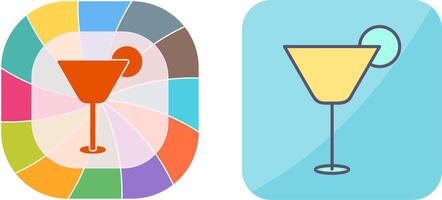 Cocktail Drink Icon Design vector