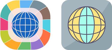 Globe Icon Design vector