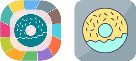 Doughnut Icon Design vector