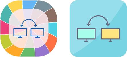 Unique Connected Systems Icon Design vector