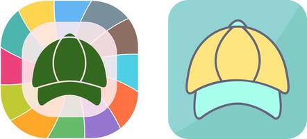 P Cap Icon Design vector