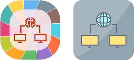 Unique Internet Connectivity Icon Design vector