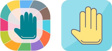 Unique Hand Tool Icon Design vector
