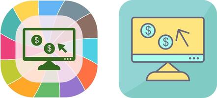 Unique Pay Per Click Icon Design vector