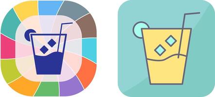 Unique Whiskey Sour Icon Design vector