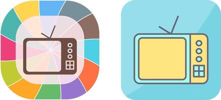 TV Set Icon Design vector