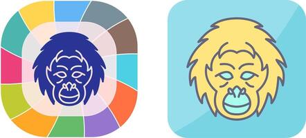 Orangutan Icon Design vector