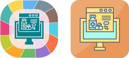 Online store Icon Design vector