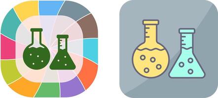 Flask Icon Design vector
