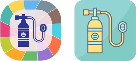 Oxygen Tank Icon Design vector