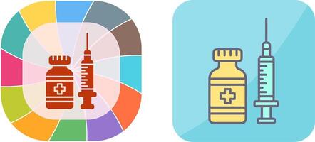 Vaccine Icon Design vector