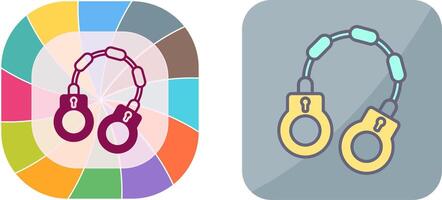 Handcuff Icon Design vector