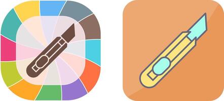 Stationery Knife Icon Design vector