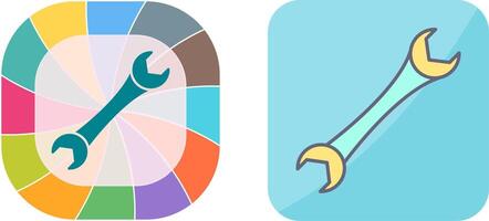 Spanner Icon Design vector