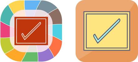 Checkbox Icon Design vector