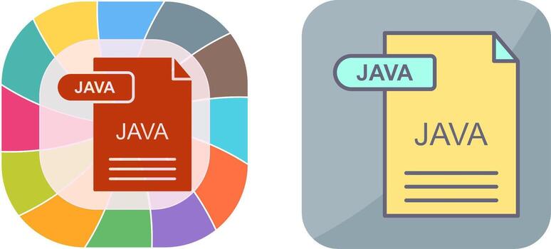 Java icono diseño vector