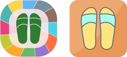 Slippers Icon Design vector