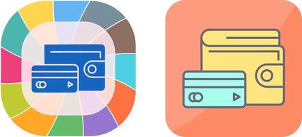 Wallet Icon Design vector