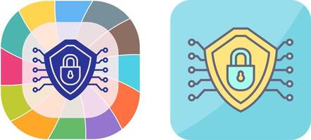Cyber Security Icon Design vector
