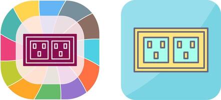 Socket Icon Design vector