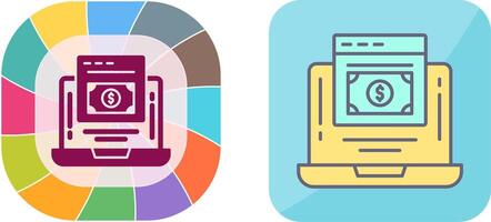 Online Payment Icon Design vector
