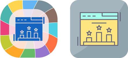Ranking Icon Design vector