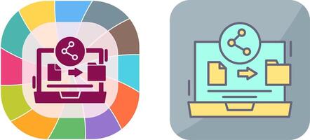 File Share Icon Design vector